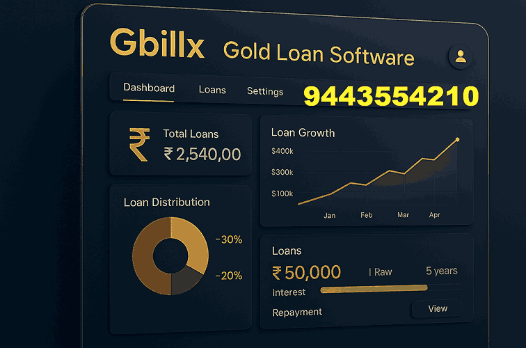 Gbillx gold loan software in alappuzha